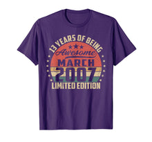 Load image into Gallery viewer, Vintage March 2007 13 Year Old Bday Gifts 13th Birthday TShirt900618
