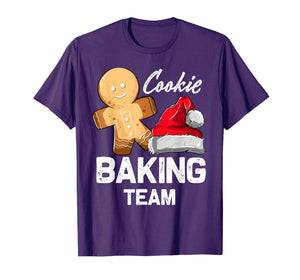 Funny shirts V-neck Tank top Hoodie sweatshirt usa uk au ca gifts for Cookie Baking Team Gingerbread Santa Hat Christmas Gift T-Shirt 1228364