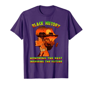 I Am Black History Phenomenal Woman shirt Honor And Inspire T-Shirt-1371354