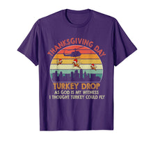Load image into Gallery viewer, Turkey Drop Thanksgiving Gift T-Shirt
