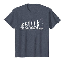 Load image into Gallery viewer, THE EVOLUTION OF FISHERMEN OR MEN FUNNY FISHING LOVER GIFT T-Shirt

