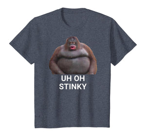 Uh Oh Stinky Poop Dank Memes Le Monke T-Shirt