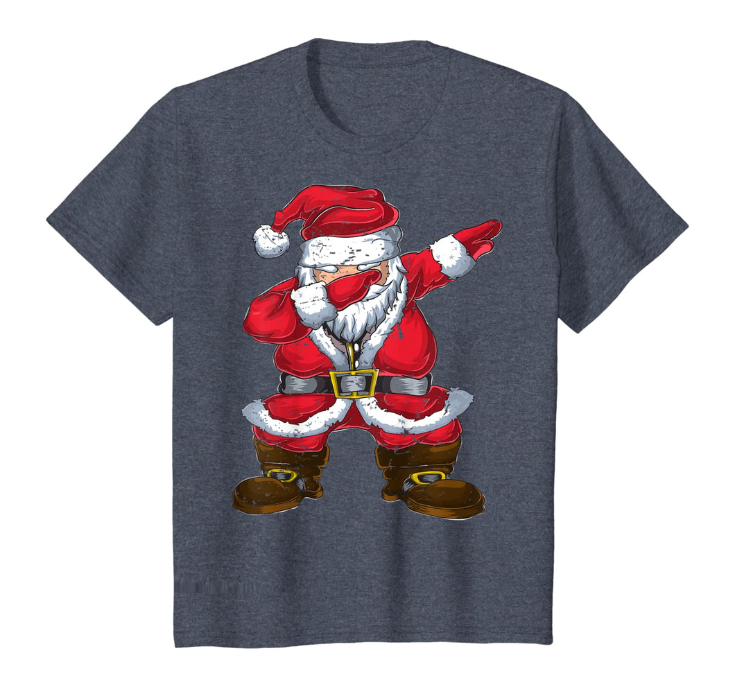 Vintage Christmas Boys Kids Men Xmas Gifts Dabbing Santa T-Shirt