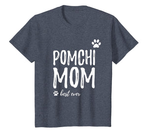 Pomchi Mom T-Shirt Funny Pomchi Dog Mom Gift Idea