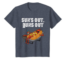 Load image into Gallery viewer, Suns Out Buns Out T-Shirt Funny Hot Dog Tee Food Lover Gift

