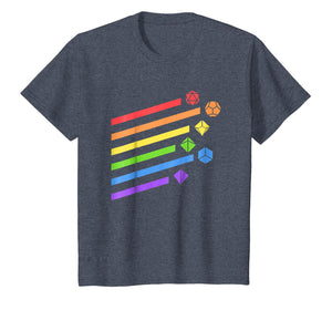 Minimalist Polyhedral Dice Set Colors D20 Collector T-Shirt