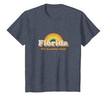 Load image into Gallery viewer, Retro Florida T Shirt Vintage 70s Rainbow Tee Design
