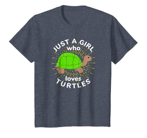 Funny shirts V-neck Tank top Hoodie sweatshirt usa uk au ca gifts for Just A Girl Who Loves Turtles Cute Turtle T-Shirt 816734