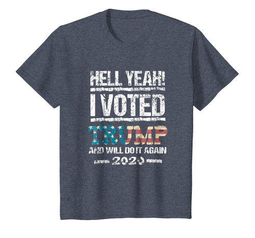 Trump 2020 Shirt I Voted Trump Flag Tee MAGA Shirt