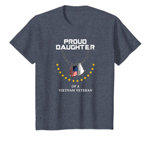 Proud Daughter Of A Vietnam Veteran Cool Army Soldier Gift T-Shirt