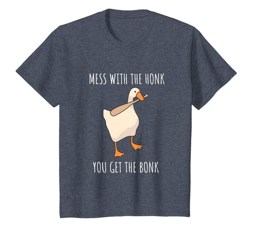 Mess With The Honk You Get The Bonk Shirt| Goose Game Shirt T-Shirt