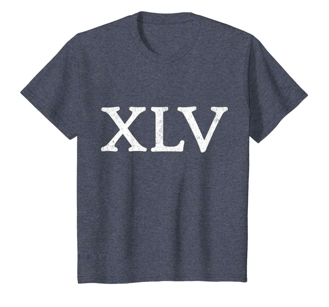 Trump 45 XLV Roman Numerals Presidential Reelection Gift T-Shirt