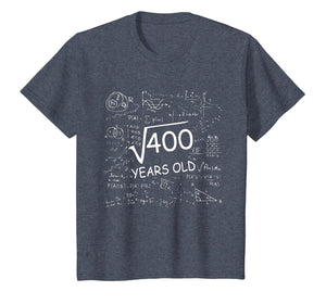 Square root of 400 Math Calculation School 20 years old T-Shirt