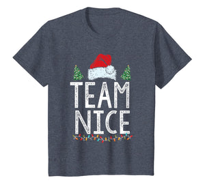 Team Nice Funny Couple Matching Outfit Team Naughty T-Shirt