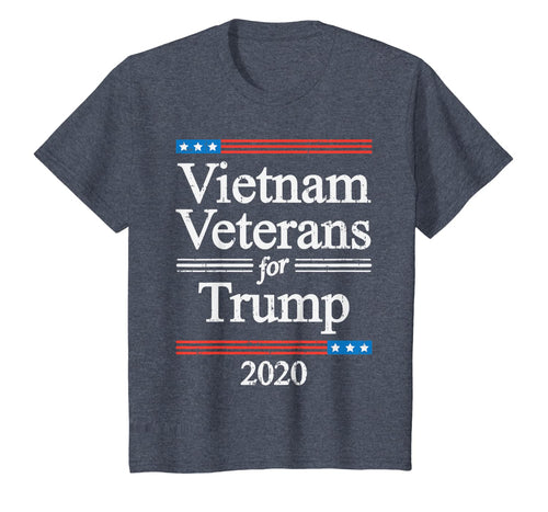 Vietnam Veterans For Trump 2020 USA Flag Republican GOP Gift T-Shirt