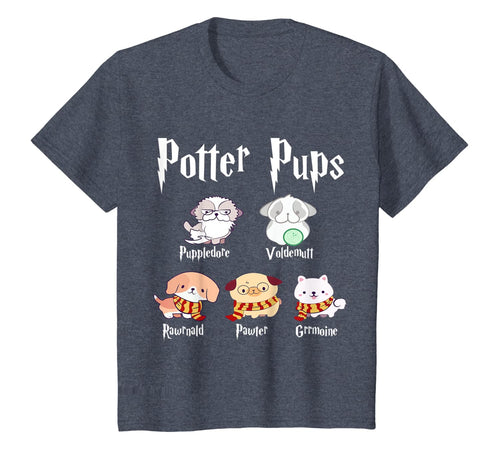 Potter Pups Harry Pawter Cute Puppy Dogs T-Shirt