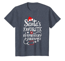 Load image into Gallery viewer, Santa&#39;s Favorite Respiratory Therapist Christmas Crew T-Shirt
