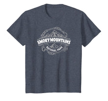 Load image into Gallery viewer, Smoky Mountains National Park - Round Vintage Classic Design T-Shirt
