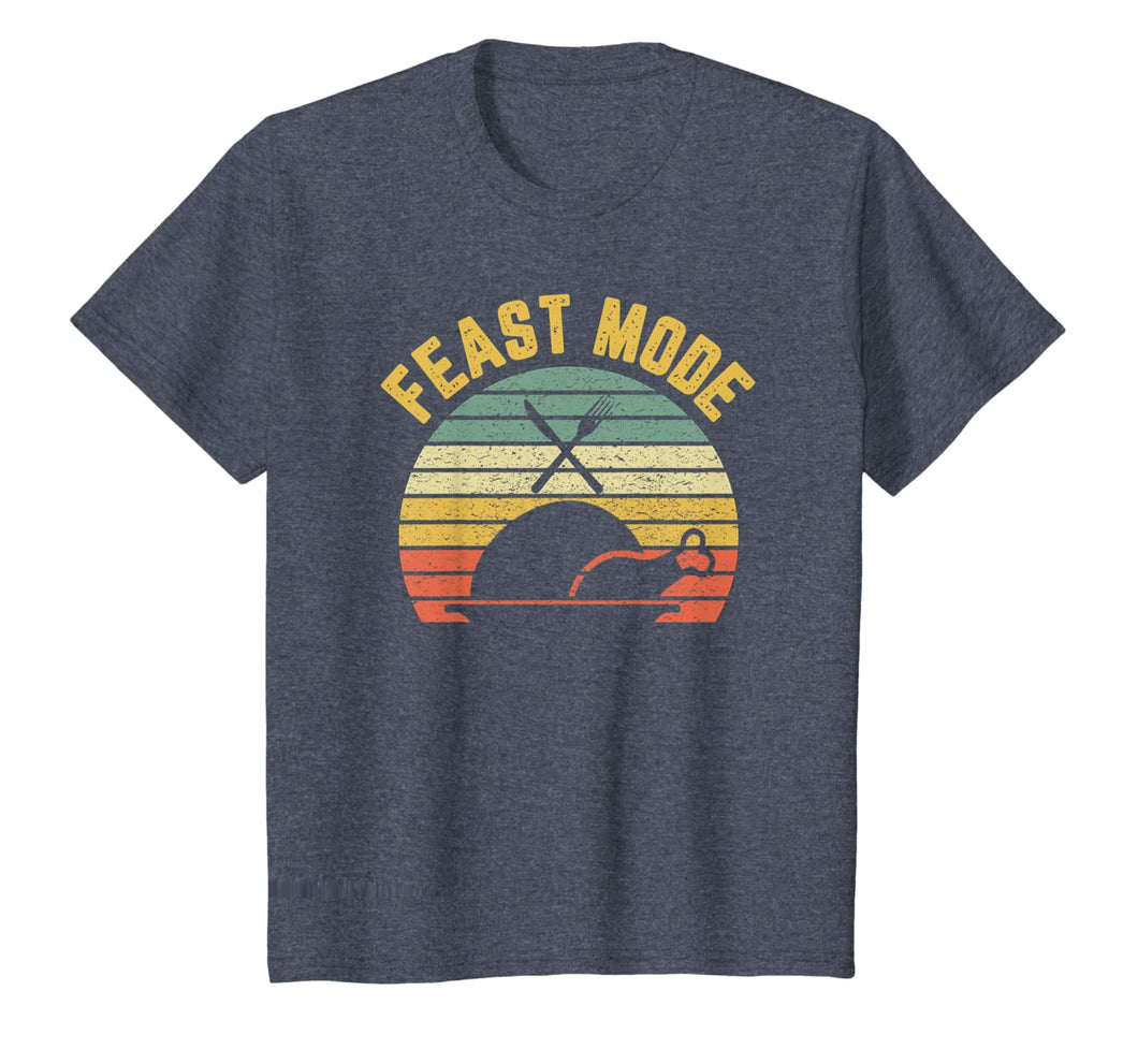 Retro Funny Feast Mode Thanksgiving T-Shirt