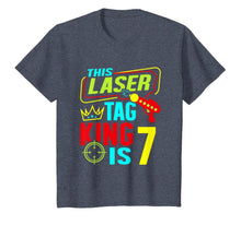 Load image into Gallery viewer, This Laser Tag King Is 7 Kids Birthday Party Lasertag Gift T-Shirt
