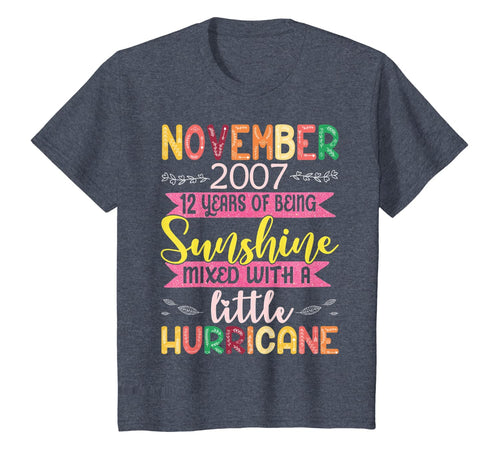 November 2007 Birthday Gifts Colorful Floral Tee for Girls T-Shirt