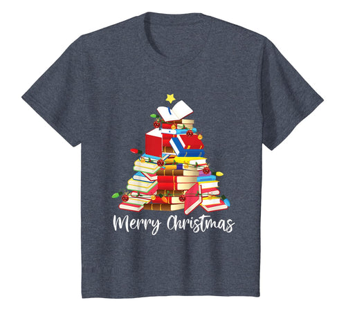 Reading Books Tree Librarian Nerd Christmas Gifts T-Shirt