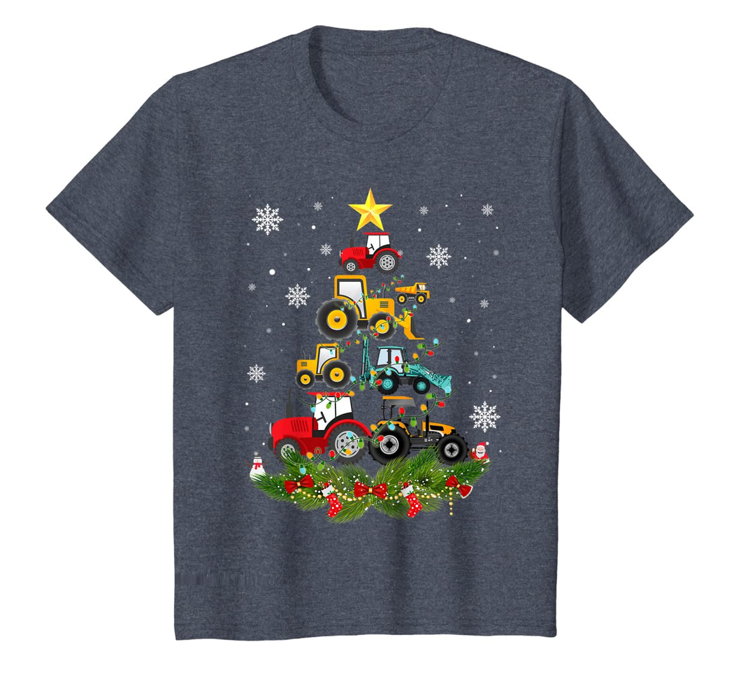 Tractor Christmas Tree gift Holiday Tractor funny xmas Gift T-Shirt