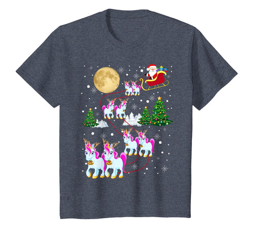 Unicorn Tree Christmas Sweater Xmas Pet Animal Lover Gifts T-Shirt