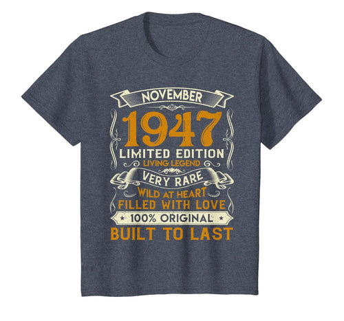 November 1947 Shirt 72 Years Old 72nd Birthday Gifts T-Shirt