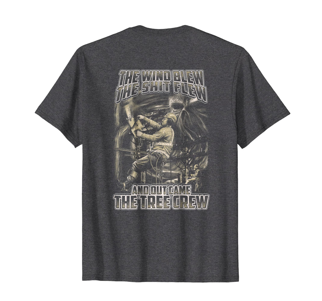 Out Came The Tree Crew Tree Climber Arborist Shirt Gift