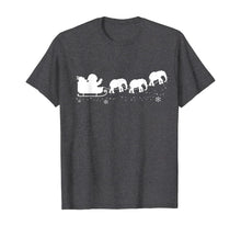 Load image into Gallery viewer, Funny shirts V-neck Tank top Hoodie sweatshirt usa uk au ca gifts for Santa Sleigh Elephant Funny Christmas Pajama Gift Ideas T-Shirt 1365043
