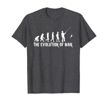 Load image into Gallery viewer, THE EVOLUTION OF FISHERMEN OR MEN FUNNY FISHING LOVER GIFT T-Shirt
