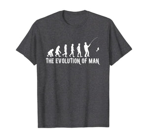 THE EVOLUTION OF FISHERMEN OR MEN FUNNY FISHING LOVER GIFT T-Shirt