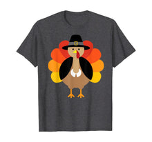 Load image into Gallery viewer, Turkey Pilgrim Cute Thanksgiving T-Shirt
