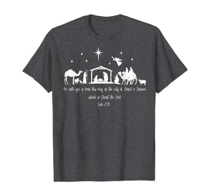 Funny shirts V-neck Tank top Hoodie sweatshirt usa uk au ca gifts for Christian Bible Verse Costume Christmas Nativity Luke 2:11 T-Shirt 609529