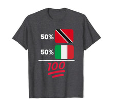 Load image into Gallery viewer, Trinidadian Plus Italian Mix Heritage Flag T-Shirt
