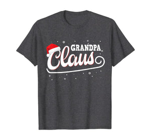 Mens Grandpa Claus Shirt Santa Christmas Family Matching Pajama T-Shirt