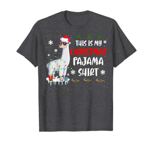 This Is My Christmas Pajama Shirt Llama Christmas Gifts T-Shirt