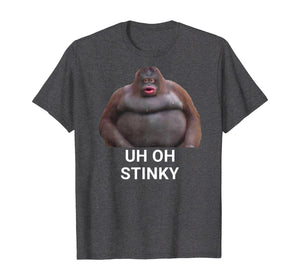 Uh Oh Stinky Poop Dank Memes Le Monke T-Shirt