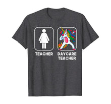 Load image into Gallery viewer, Funny shirts V-neck Tank top Hoodie sweatshirt usa uk au ca gifts for Daycare Teacher Funny Gift Dabbing Unicorn Teacher Women T-Shirt 707835
