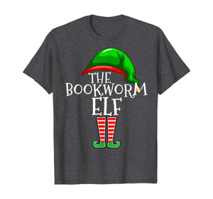 Funny shirts V-neck Tank top Hoodie sweatshirt usa uk au ca gifts for Bookworm Elf Group Matching Family Christmas Gift Reading T-Shirt 414005