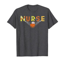 Load image into Gallery viewer, Nurse Halloween Shirt Gift With Pumpkin Boo Spider Witch Hat T-Shirt
