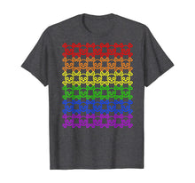 Load image into Gallery viewer, Rainbow Gay Pride Skull and Crossbones Jolly Roger Halloween T-Shirt
