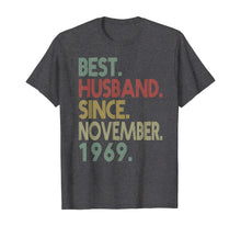 Load image into Gallery viewer, Mens 50th Wedding Anniversary Gifts Husband Since November 1969 T-Shirt

