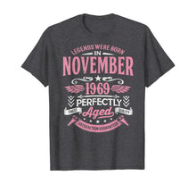 Load image into Gallery viewer, Funny shirts V-neck Tank top Hoodie sweatshirt usa uk au ca gifts for Legends Were Born In November 1969 50th Birthday Gift T-Shirt 217998
