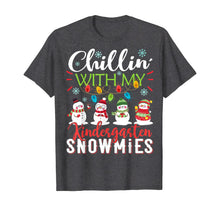 Load image into Gallery viewer, Funny shirts V-neck Tank top Hoodie sweatshirt usa uk au ca gifts for Chillin With My Kindergarten Snowmies Teacher Christmas Gift T-Shirt 211036
