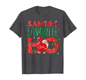 Funny shirts V-neck Tank top Hoodie sweatshirt usa uk au ca gifts for Santa's Favorite Ho Gifts Xmas Outfit Christmas Costume T-Shirt 319656