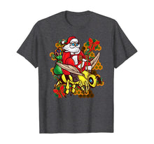Load image into Gallery viewer, Funny shirts V-neck Tank top Hoodie sweatshirt usa uk au ca gifts for Funny Beekeeper Santa Riding Bee Christmas Beekeepeing Gifts T-Shirt 643012
