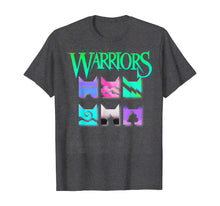 Load image into Gallery viewer, Warriors Cats 80s 90s Retro Outrun Icons for book readers T-Shirt
