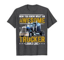 Load image into Gallery viewer, Funny shirts V-neck Tank top Hoodie sweatshirt usa uk au ca gifts for Awesome Trucker Big Rig Semi-Trailer Truck Driver Gift Men T-Shirt 363090
